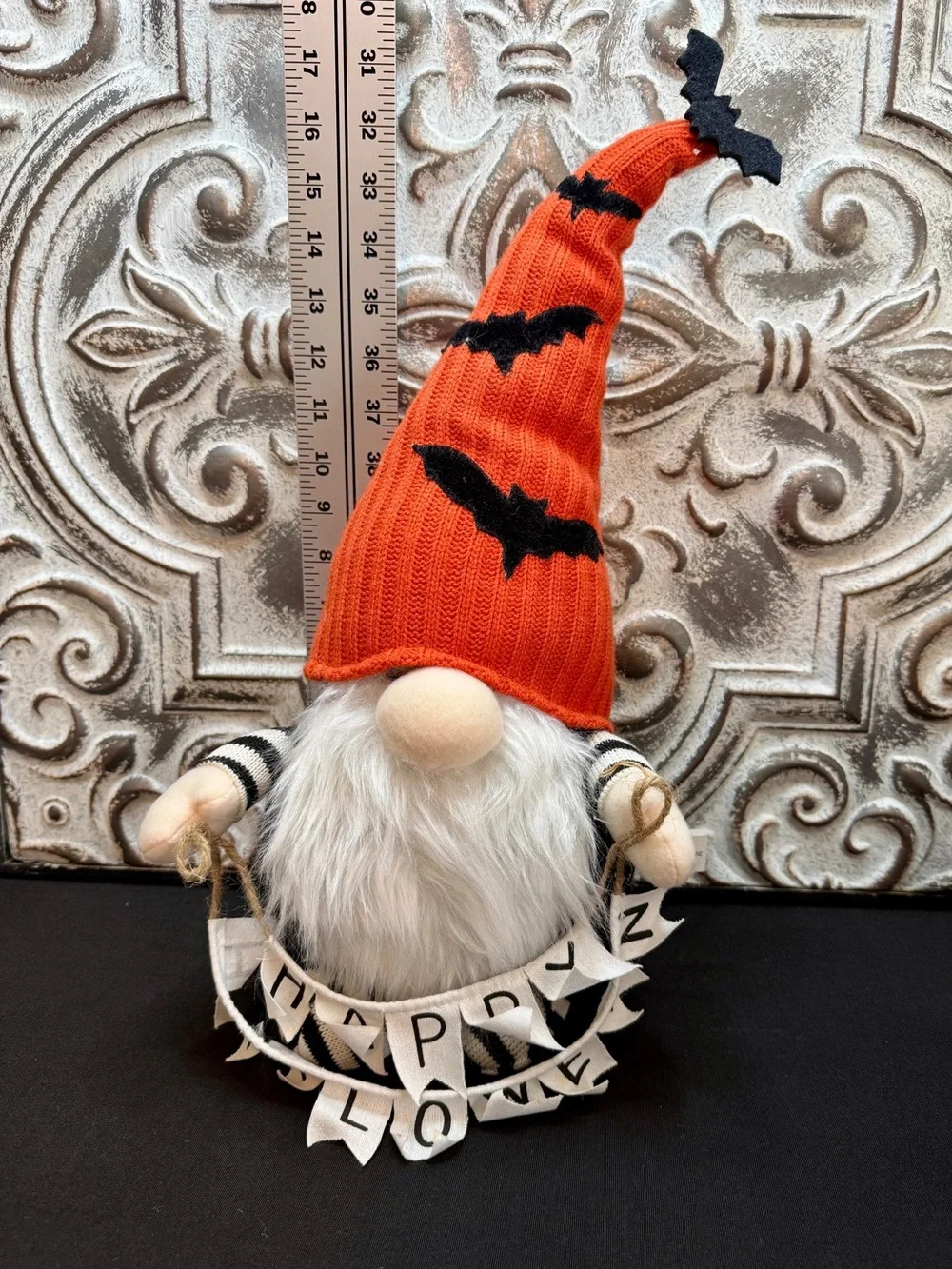🎃 Set of 4 Halloween Sitting Knit Gnomes